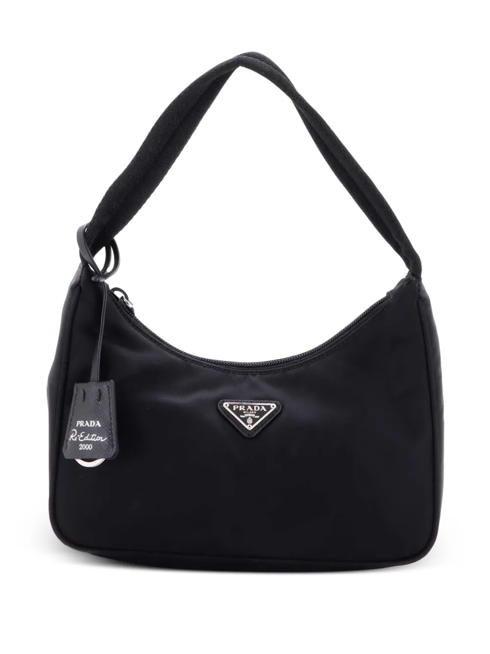 Prada Pre-Owned Re-Edition 2000 Tessuto Mini hobo bag | negro | Image 1