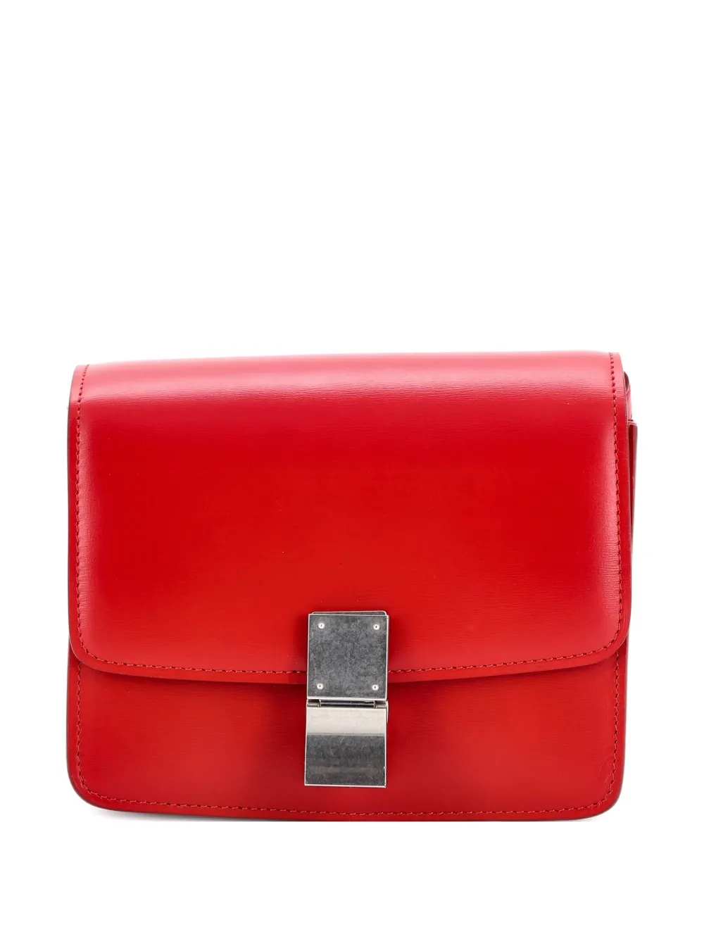 Celine Pre-Owned Classic Box Bag Smooth Leather Small crossbody bag - Rosso