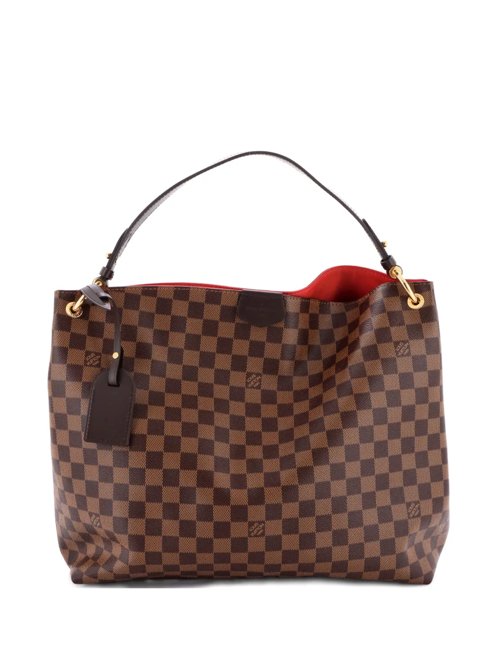 Louis Vuitton Pre-Owned Graceful Handbag Damier MM hobo bag - Marrone
