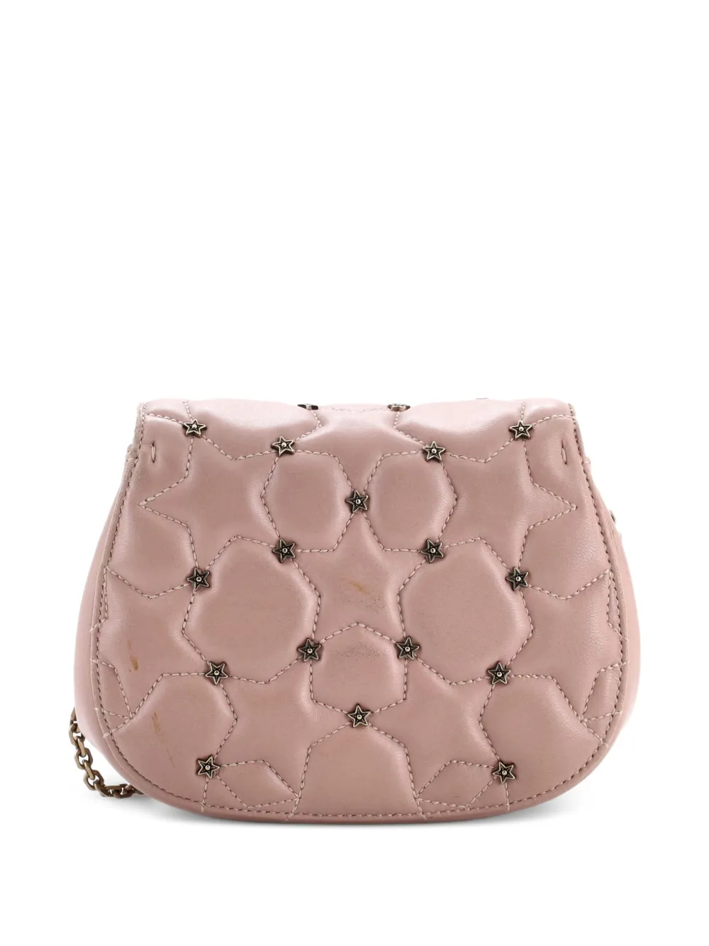 Christian Dior Pre-Owned D-Fence Round with Chain Studded Leather Small clutch bag | Pre-Owned | Image 2