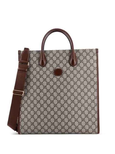 Gucci Pre-Owned tote Vertical Interlocking G de lona GG revestida