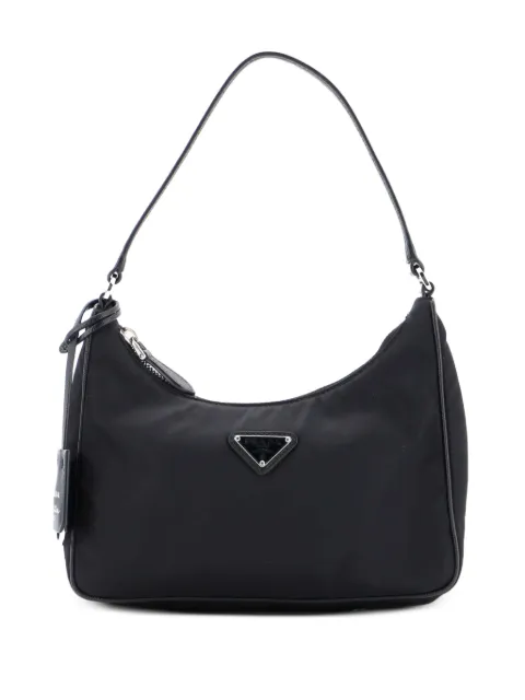 Prada Pre-Owned Re-Edition 2005 Tessuto with Saffiano Leather Mini hobo bag