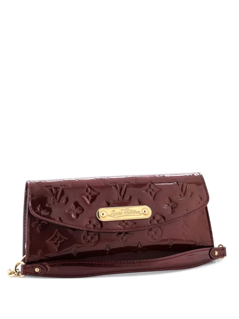 Louis Vuitton Pre-Owned Sunset Boulevard Handbag Monogram Vernis clutch bag - Rosso