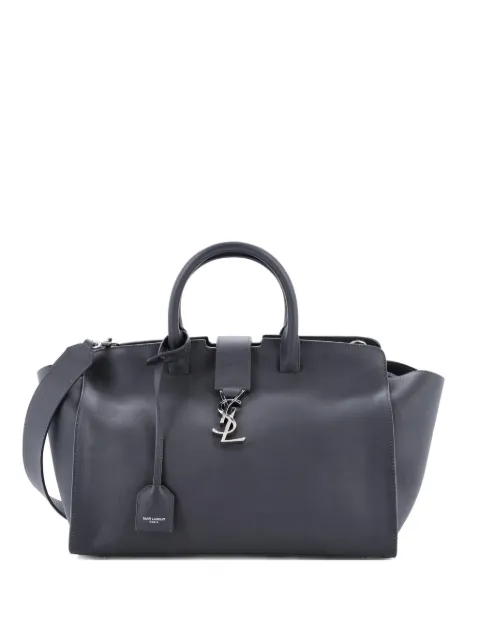 Saint Laurent Pre-Owned Monogram Cabas Downtown Leather Small tote bag