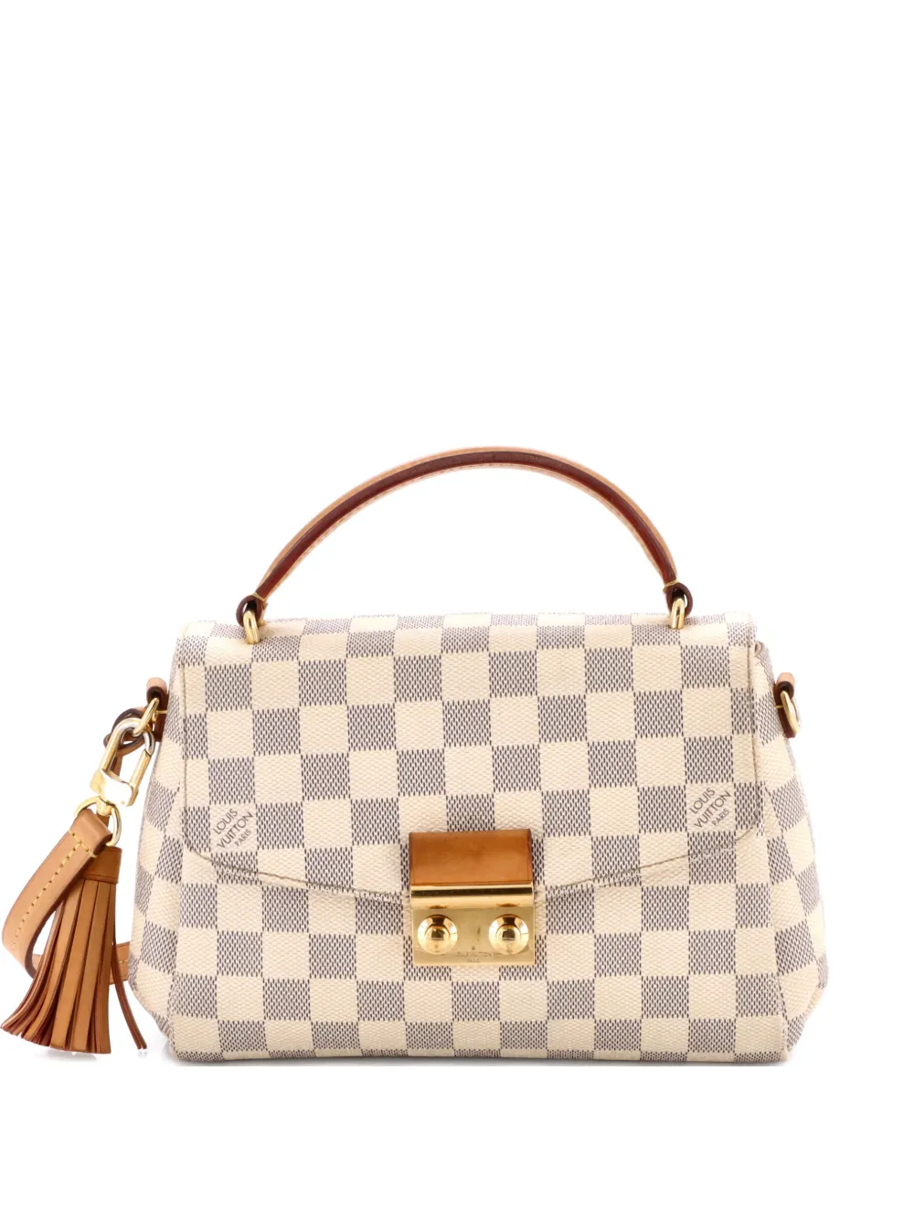 Louis Vuitton Pre-Owned Croisette Handbag Damier crossbody bag - Bianco