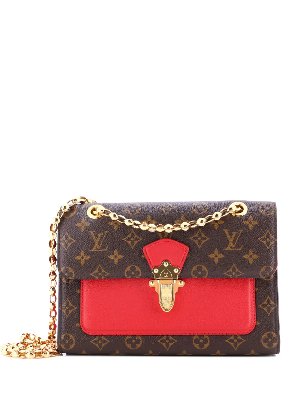 Louis Vuitton Pre-Owned Victoire Handbag Monogram Canvas and Leather shoulder bag - Marrone
