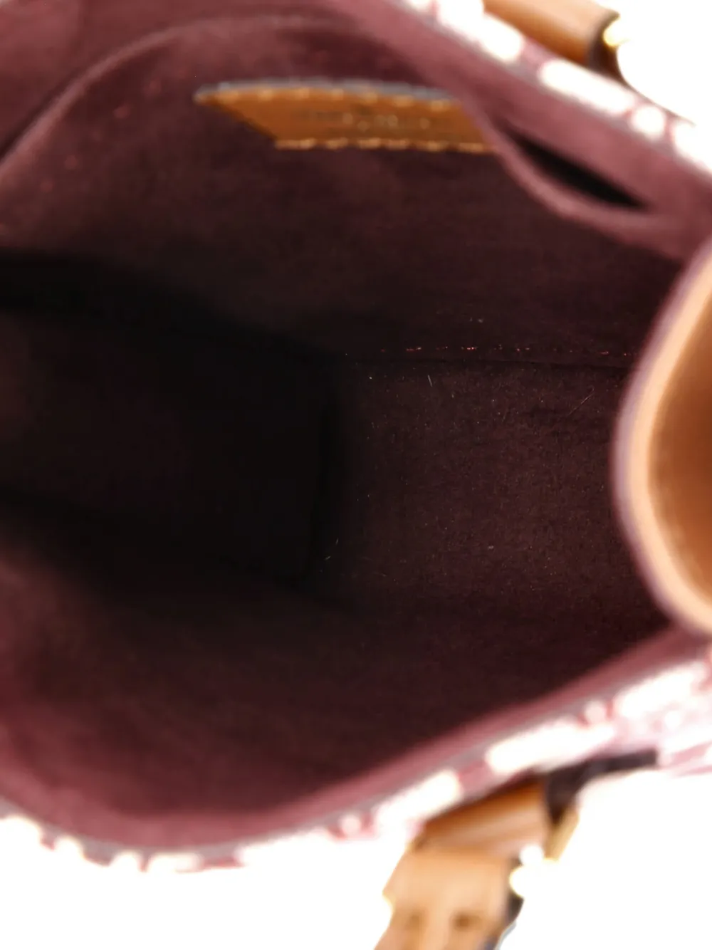 Pre-owned Louis Vuitton Petit Sac Plat Bag Limited Edition Since 1854 Monogram Jacquard Crossbody Bag In Red