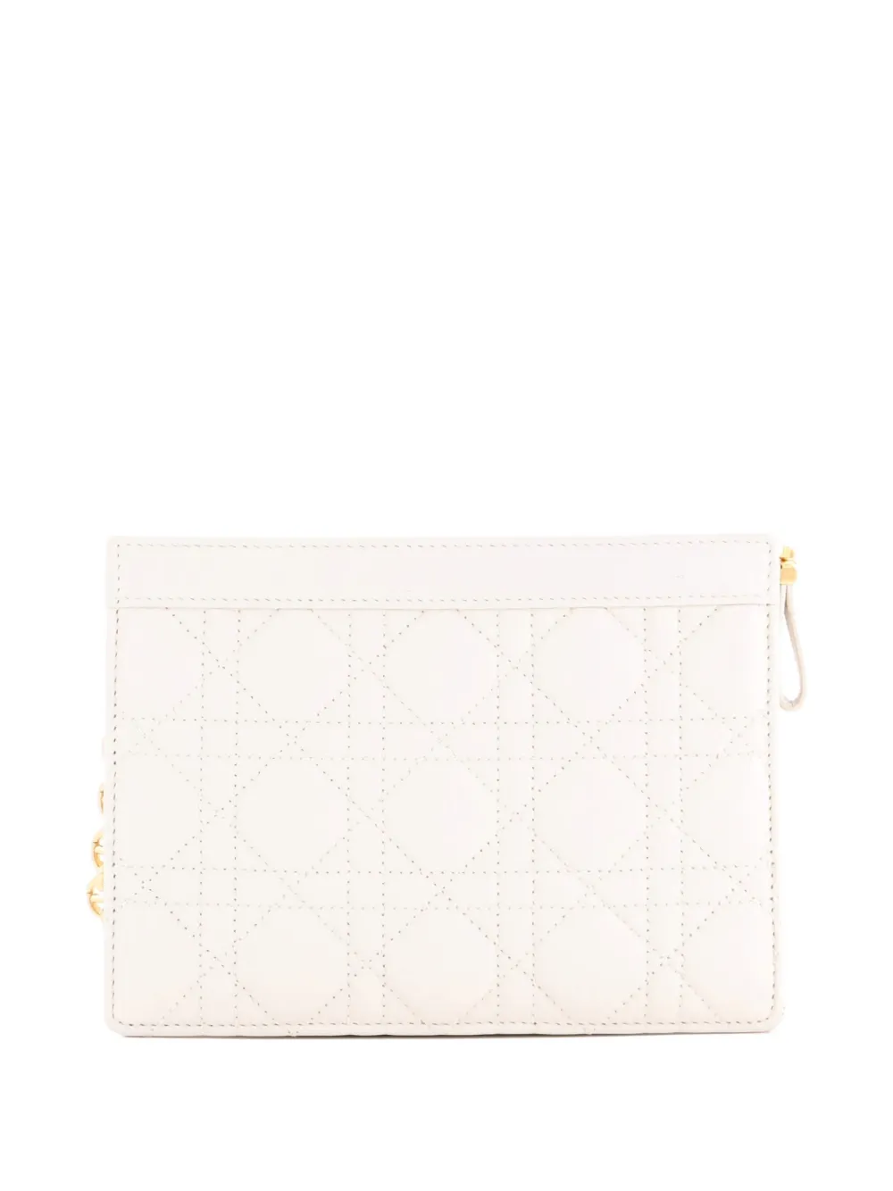 Christian Dior Pre-Owned Caro Zipped Pouch With Chain Cannage Quilt Leather shoulder bag | Pre-Owned | Image 2