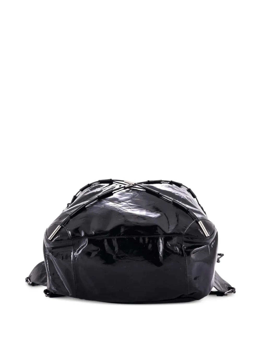 美品BOTTEGA VENETA TENT TRACK BACKPACK Bottega Veneta Pre-Owned Tent Leather Backpack | Black | FARFETCH PH