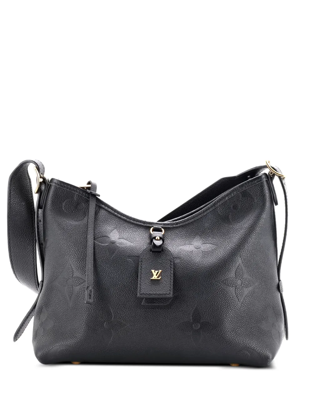 Louis Vuitton Pre-Owned CarryAll Monogram Empreinte Giant PM hobo bag - Nero
