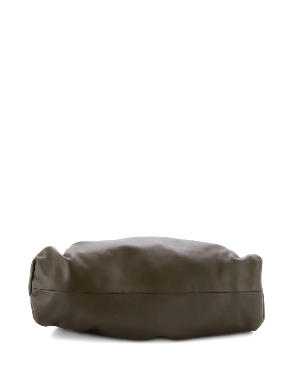 Pre-owned Bottega Veneta The Pouch Leather Teen Clutch Bag In Brown