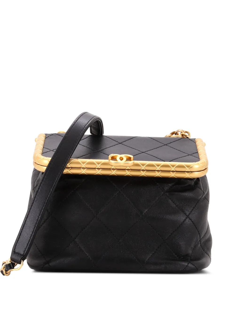CHANEL Pre-Owned My Crush Bag Quilted Lambskin Small shoulder bag - Nero