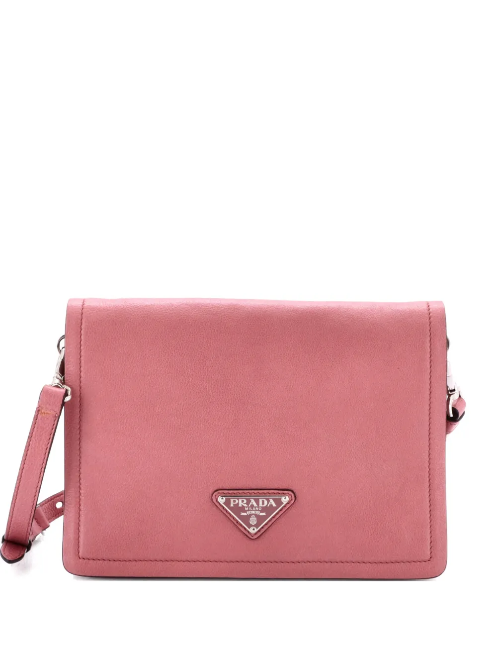 Prada Pre-Owned Full Flap Glace Calf Small shoulder bag | Pink | Image 1