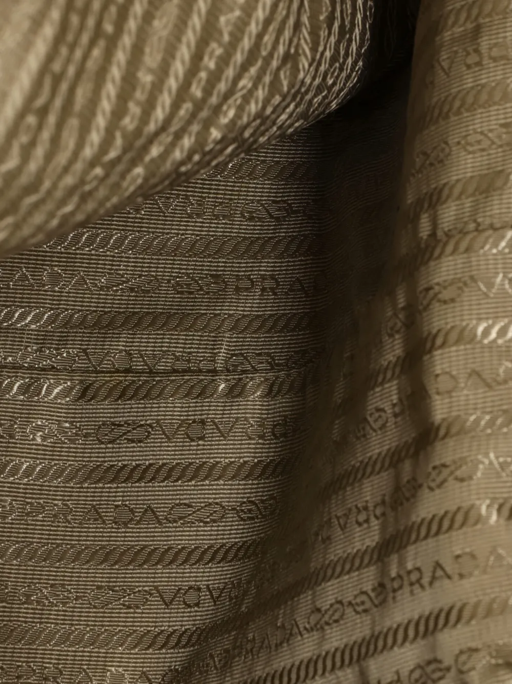 Pre-owned Prada Convertible Shopper Vitello Daino Large Tote Bag In Neutral