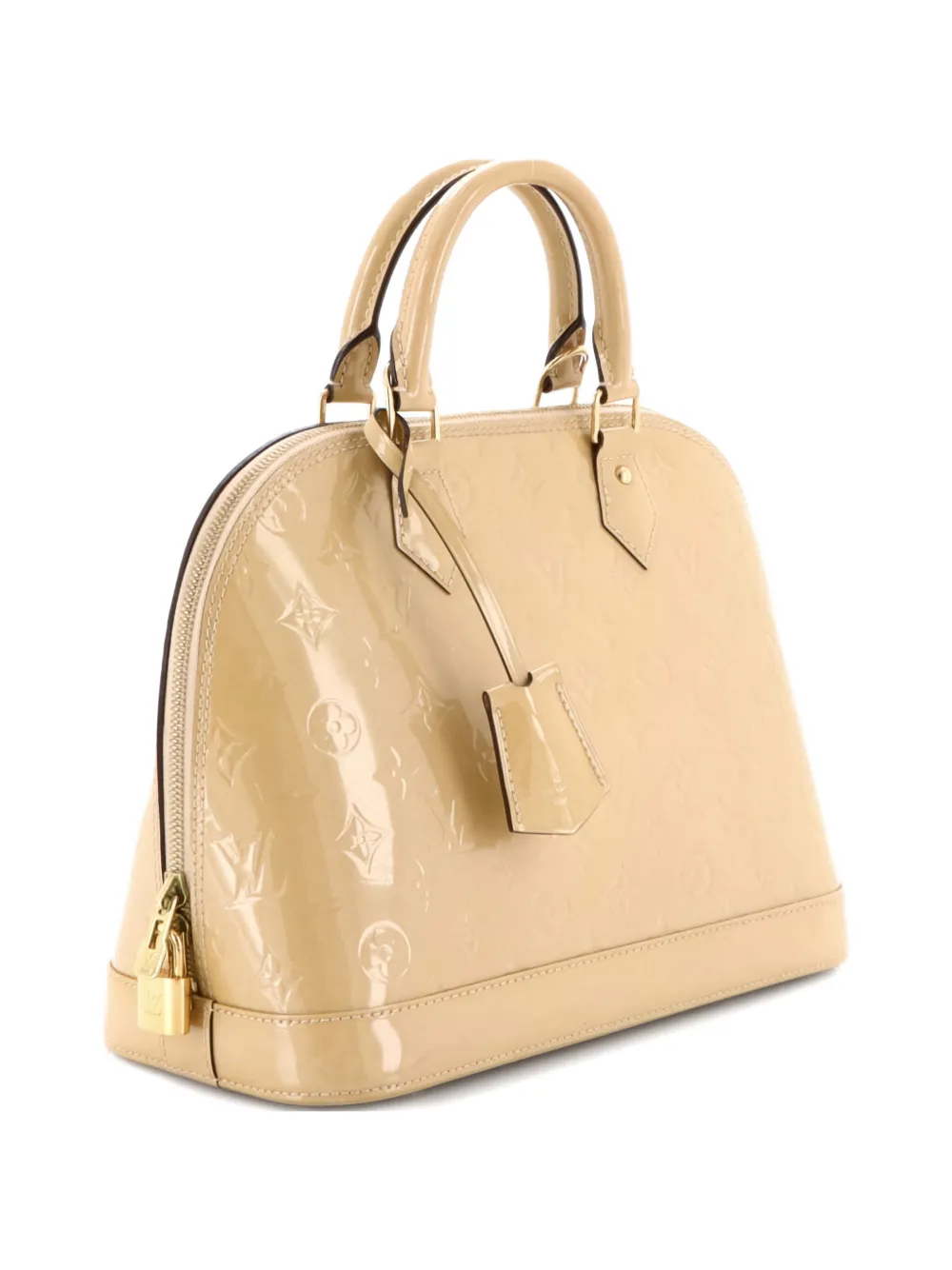 Louis Vuitton Pre-Owned Alma Handbag Monogram Vernis PM satchel - Toni neutri