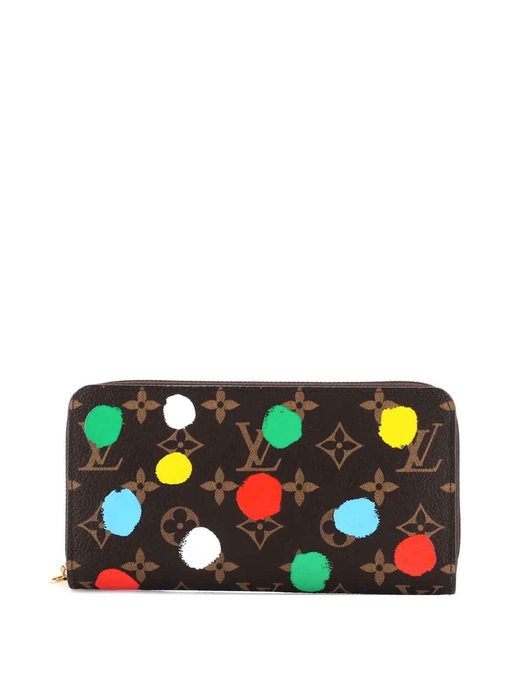Louis Vuitton Pre-Owned Zippy Wallet Yayoi Kusama Painted Dots Monogram Canvas small wallets | Image 2