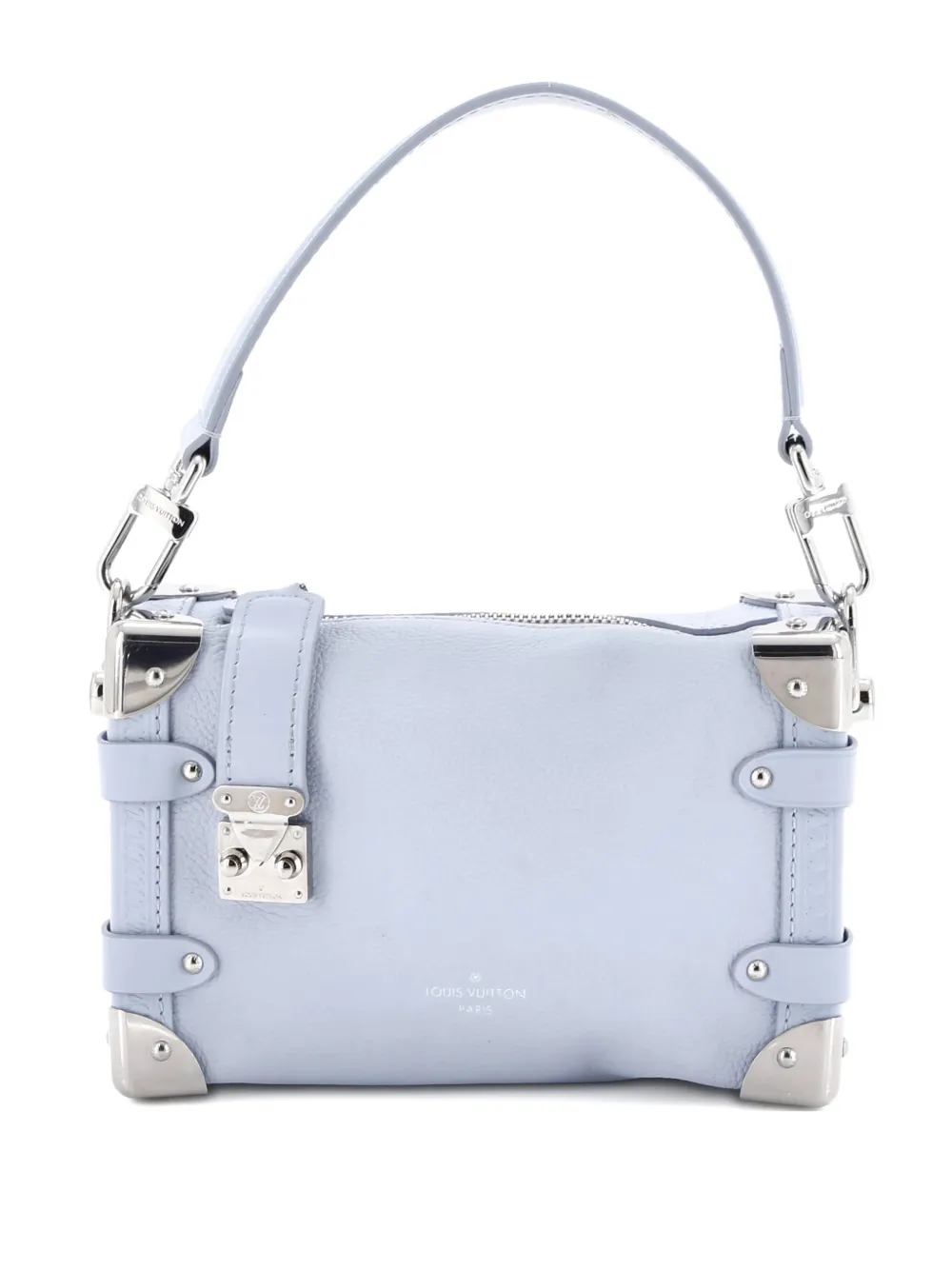 Louis Vuitton Pre-Owned Side Trunk Handbag Taurillon Leather PM shoulder bag | Blue | Image 1