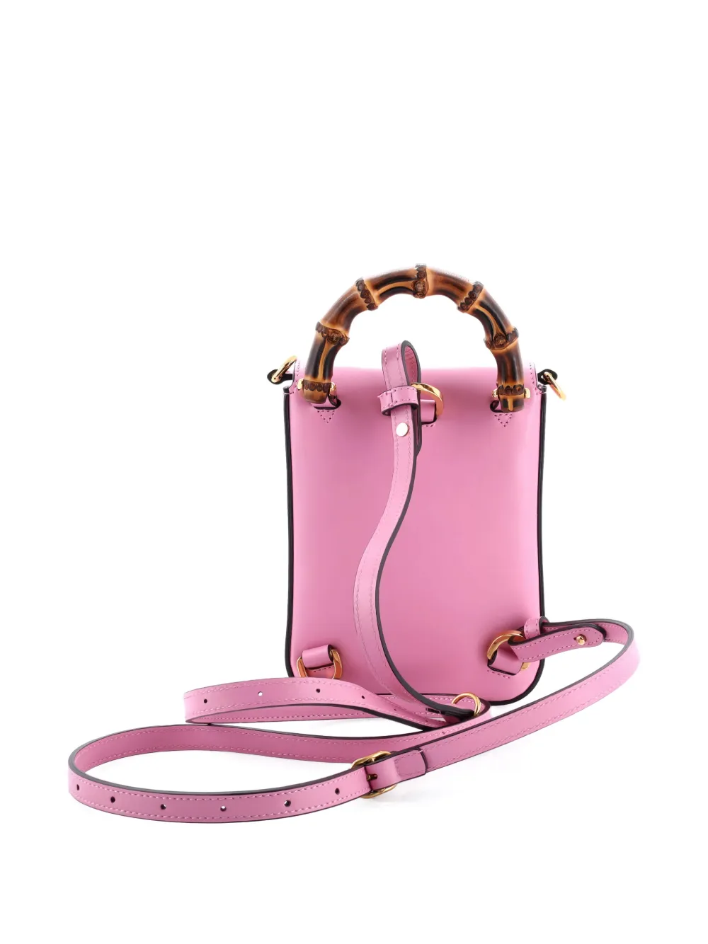 Gucci Pre-Owned mochila Bamboo Top Handle Leather Mini | Estilos de archivo | Image 2