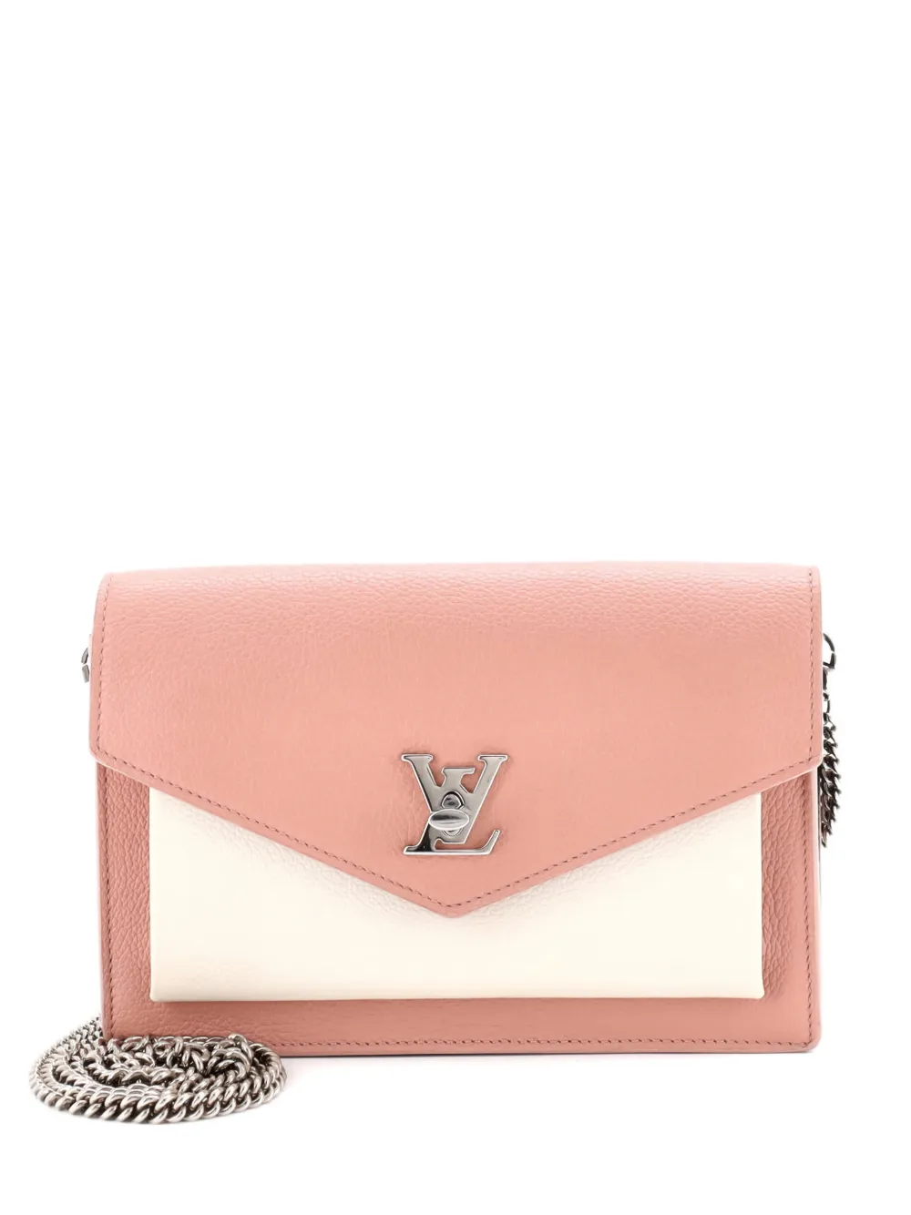 Louis Vuitton Pre-Owned Mylockme Chain Pochette Leather clutch bag - Toni neutri