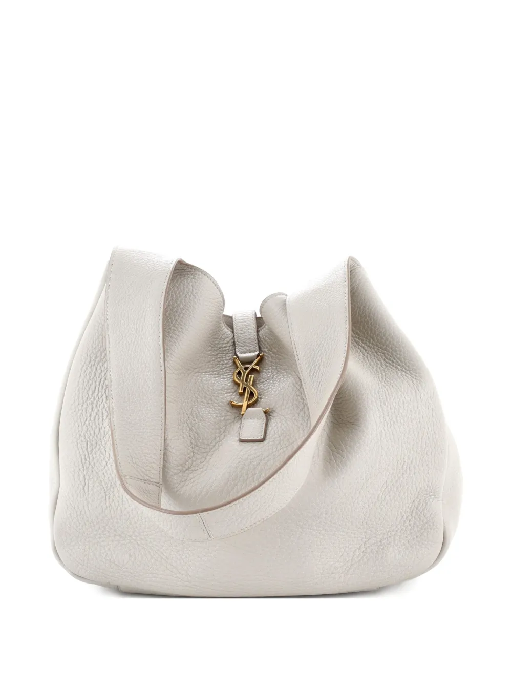 Saint Laurent Pre-Owned Bea Leather tote bag - Grigio