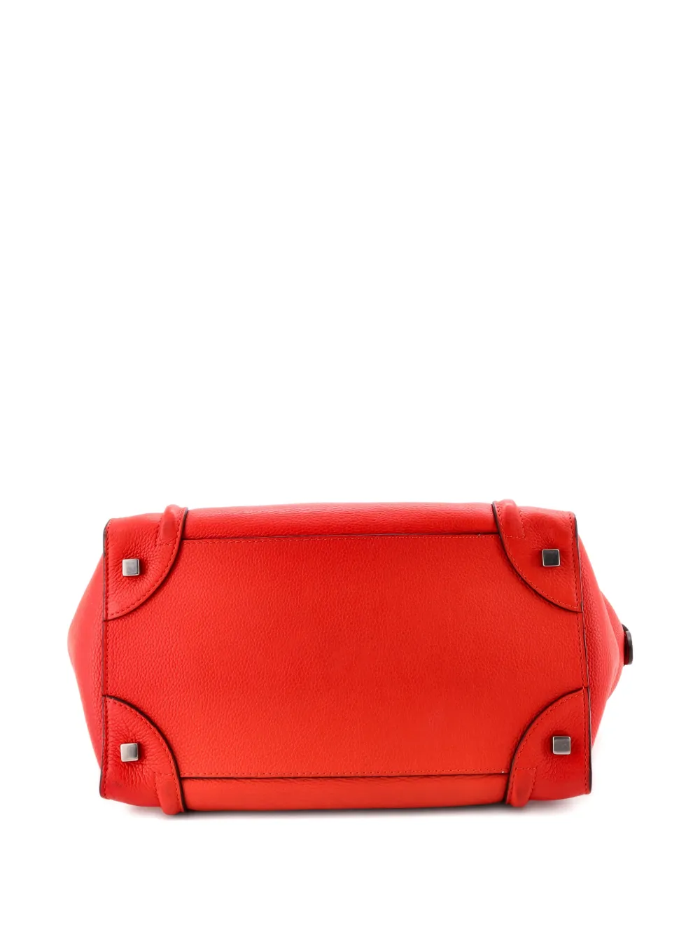 Luggage Bag Grainy Leather Mini Tote Bag