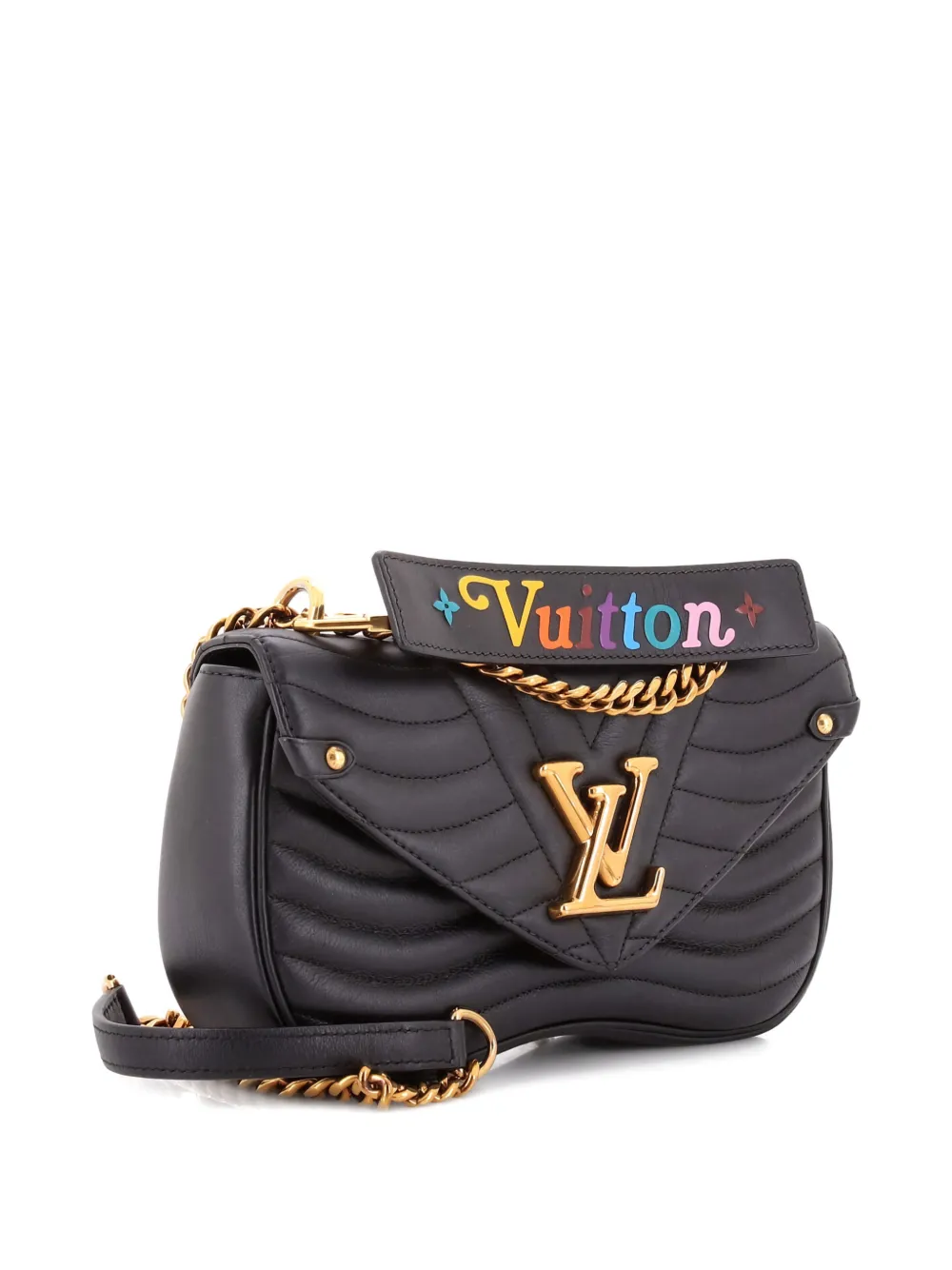 New Wave Chain Bag Quilted Leather Mm Crossbody Bag