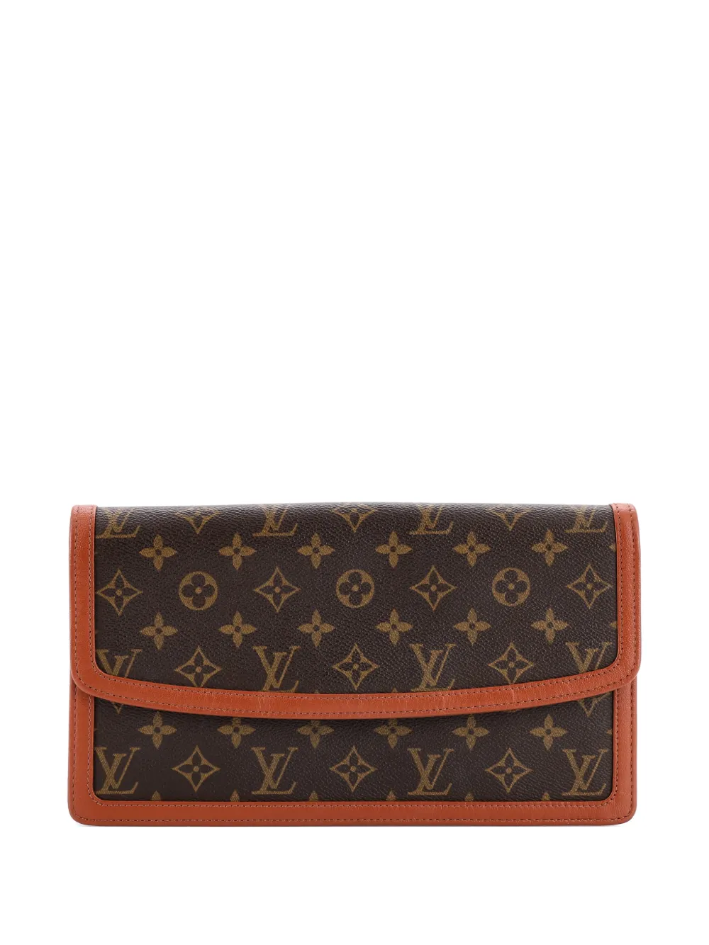 Louis Vuitton Pre-Owned Dame Pochette Monogram Canvas GM clutch bag | Brown | Image 1