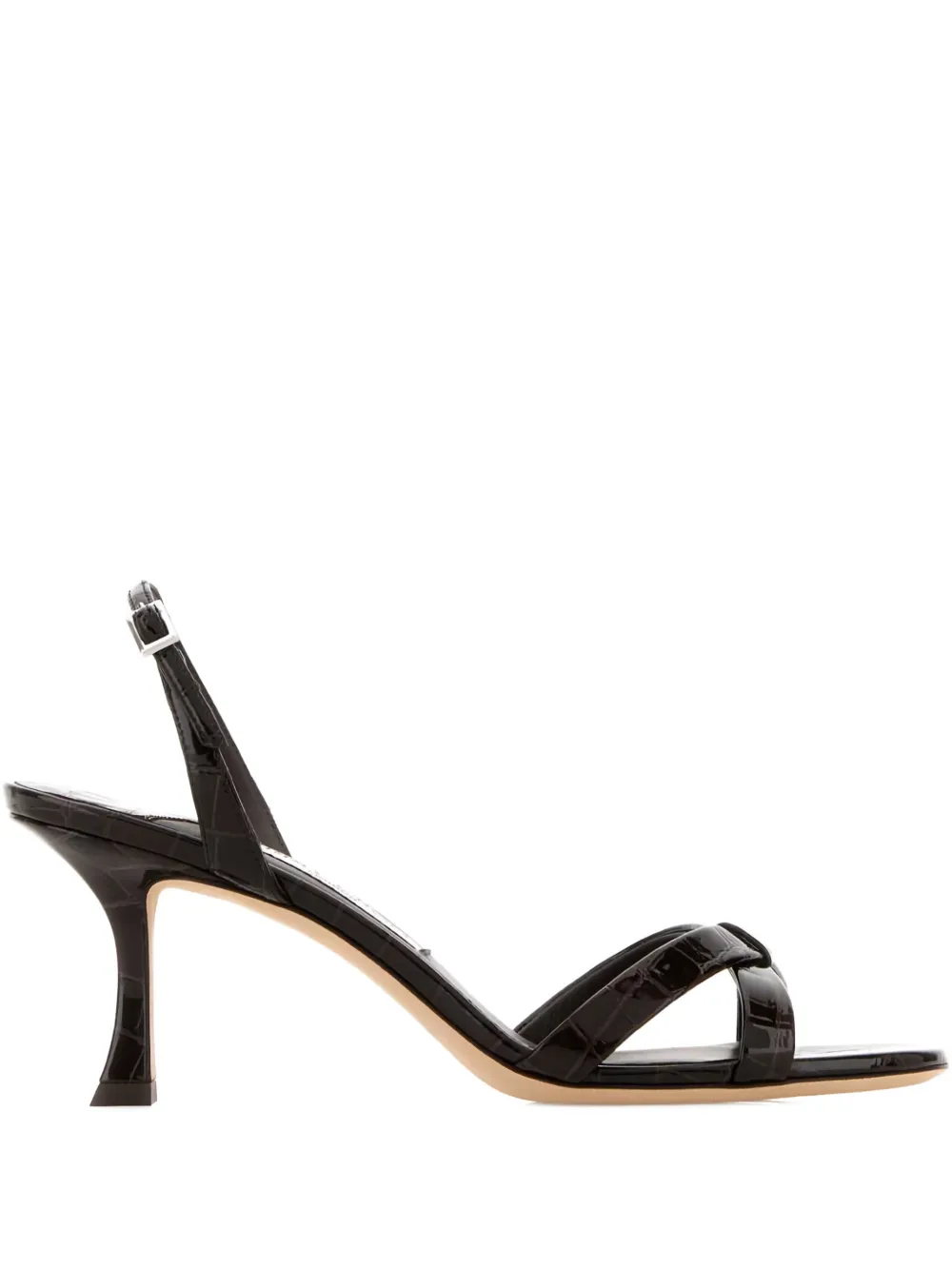 Jimmy Choo 70mm Elsy sandals - Marrone