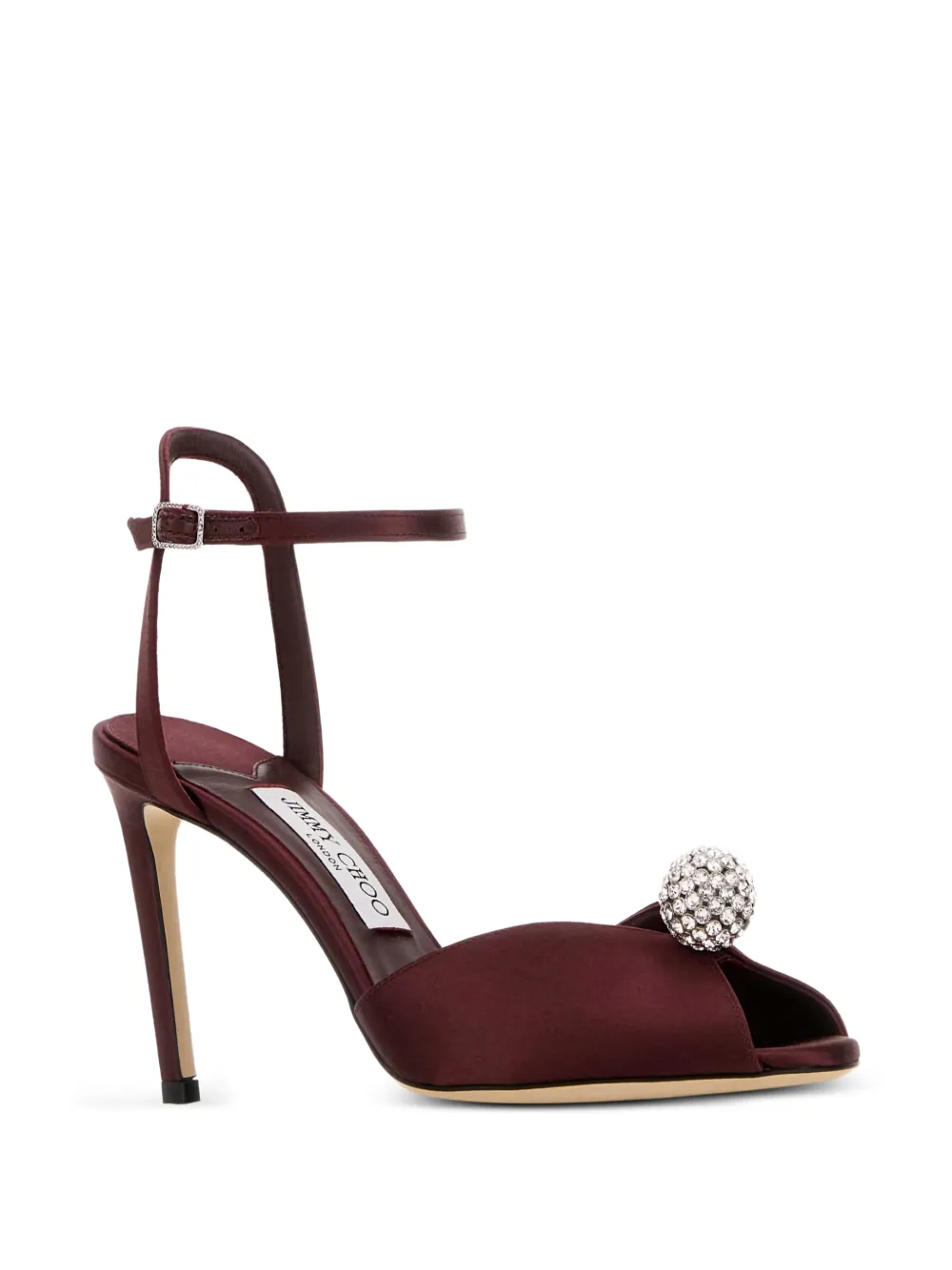 Jimmy Choo 85mm Sacora satin sandals | Heeled Sandals | Image 2