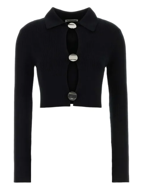Jil Sander — button polo-collar cardigan