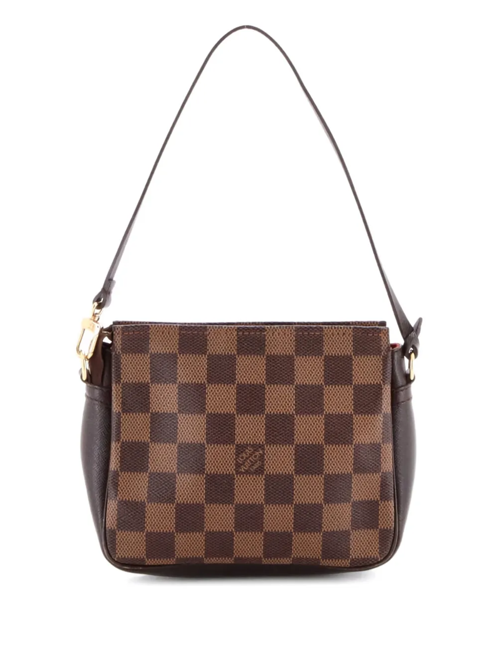 Pre-owned Louis Vuitton Trousse Make Up Bag Damier Pouch In Brown