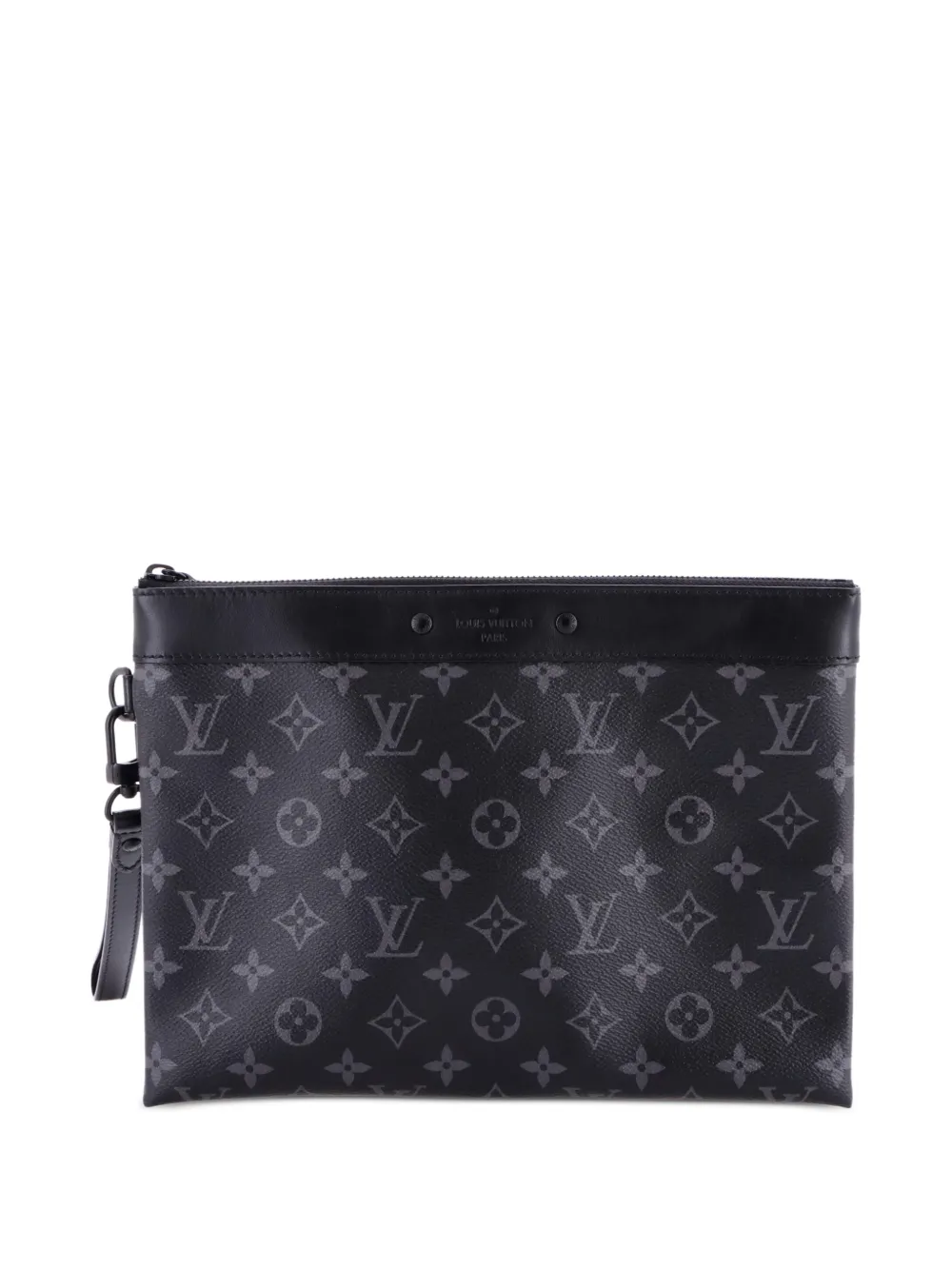 Louis Vuitton Pre-Owned Pochette To-Go Monogram Eclipse Canvas MM pouch - Nero