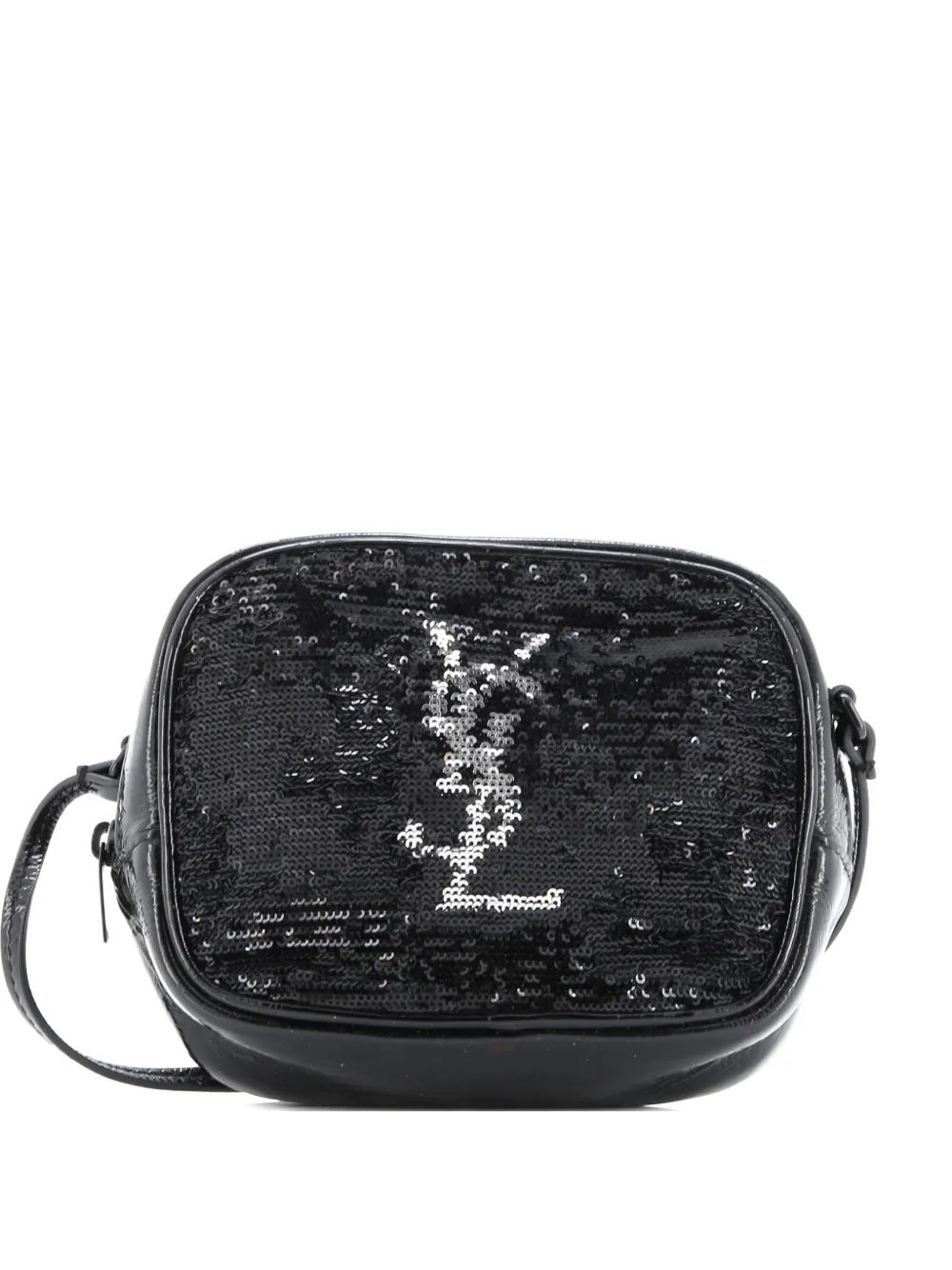 Saint Laurent Pre-Owned Classic Monogram Blogger Sequins and Patent Small crossbody bag | Black | Image 1