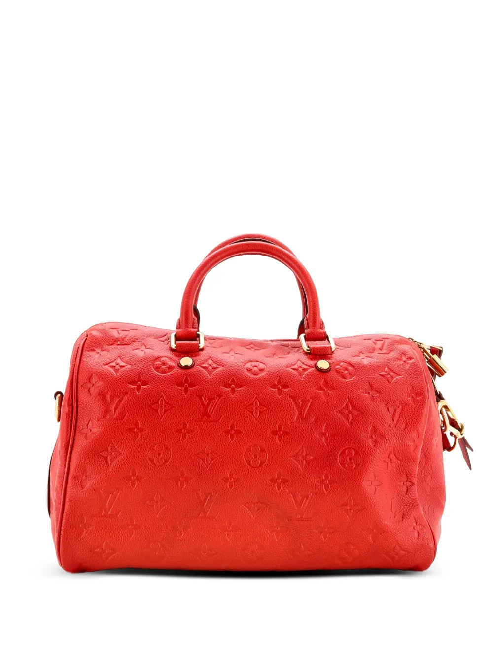 Louis Vuitton Pre-Owned Speedy Bandouliere Bag Monogram Empreinte Leather 30 satchel - Rosso