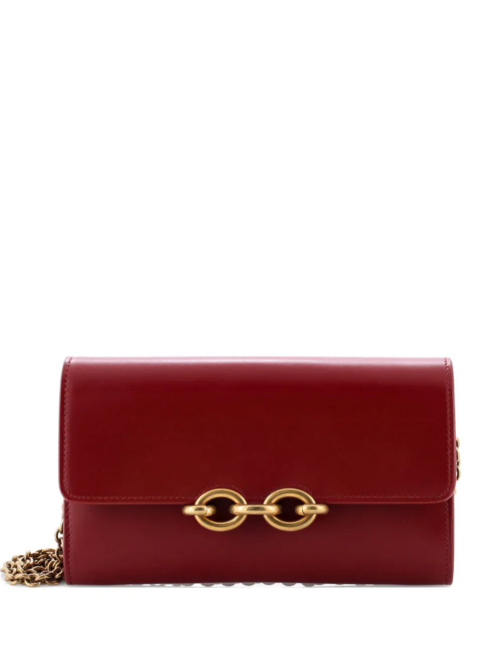 Saint Laurent Pre-Owned Le Maillon Chain Wallet Leather crossbody bag - Red