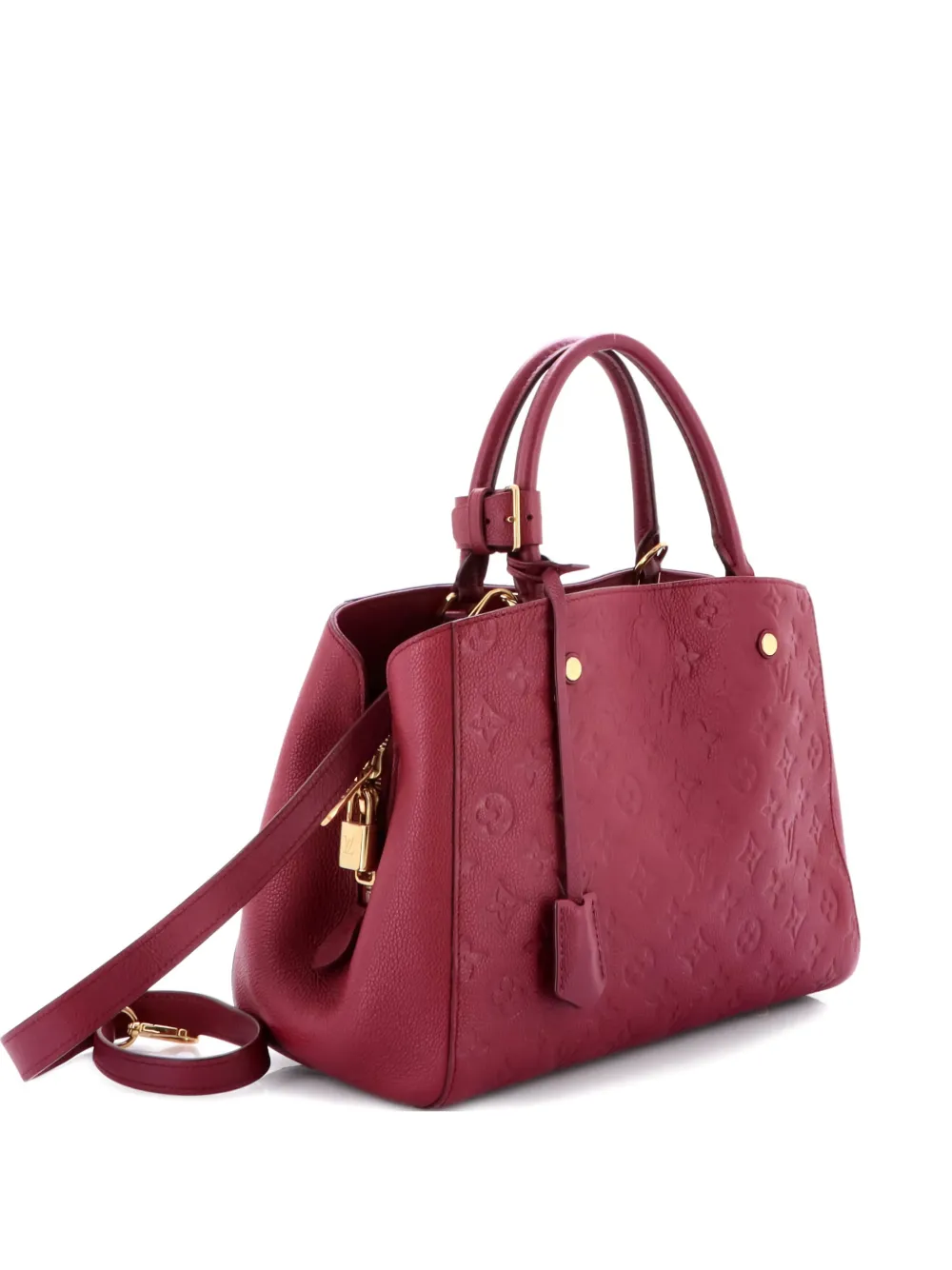 Louis Vuitton Pre-Owned Montaigne Handbag Monogram Empreinte Leather MM satchel - Rosa