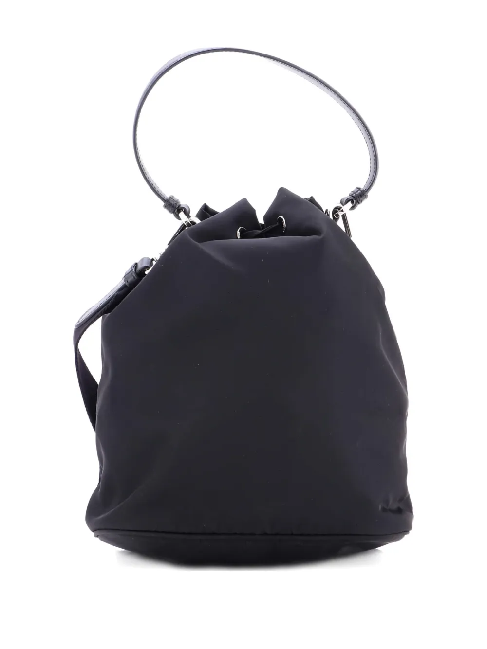 Prada Pre-Owned Drawstring Embellished Tessuto Small bucket bag | Pre-Owned | Image 2