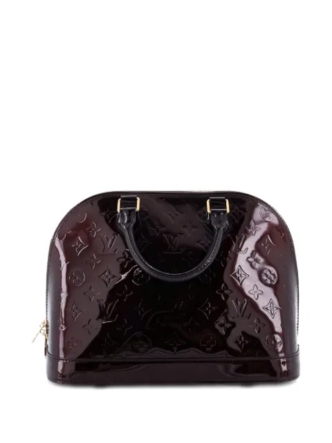 Louis Vuitton Pre-Owned Alma Handbag Monogram Vernis PM satchel