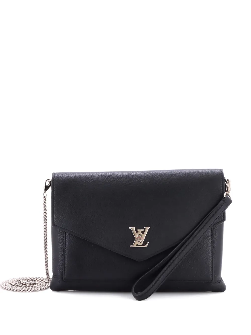 Louis Vuitton Pre-Owned Mylockme Pochette Leather clutch bag - Nero