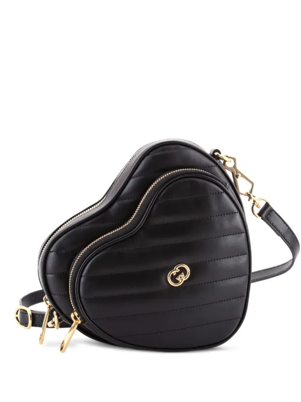 Gucci Pre-Owned インターロッキングG ハート ダイアゴナル 