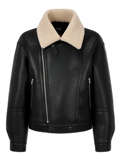 STUDIO TOMBOY shearling faux leather jacket