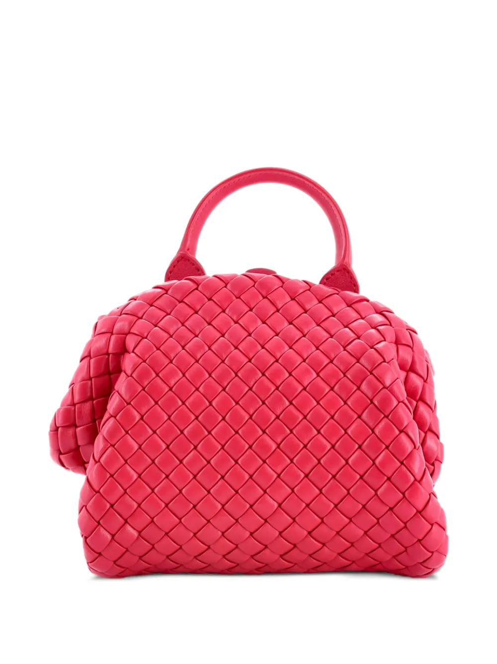 Padded Handle Tote Intrecciato Nappa Mini Satchel