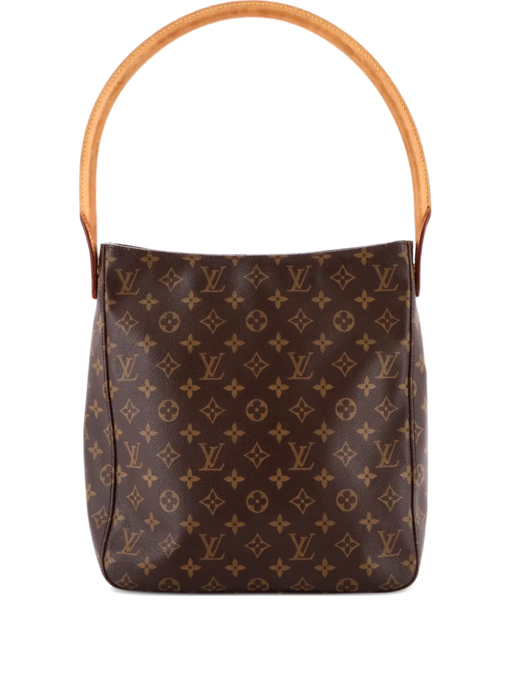 Louis Vuitton Pre-Owned Looping Handbag Monogram Canvas GM shoulder bag - Braun