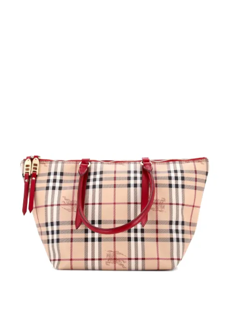 Burberry Pre-Owned tote Salisbury Haymarket Coated Canvas Small