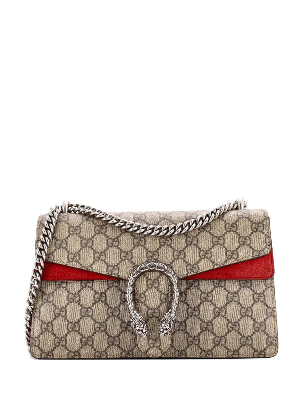 Gucci Pre-Owned Dionysus Bag GG Coated Canvas Medium shoulder bag - Rosso