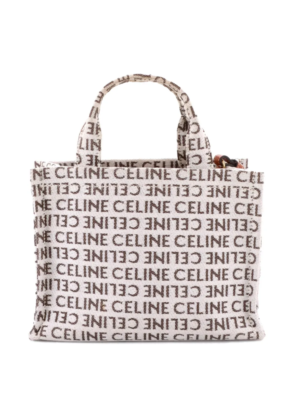 Celine Pre-Owned Cabas Thais Triomphe Printed Canvas Small tote bag | Pre-Owned | Image 2