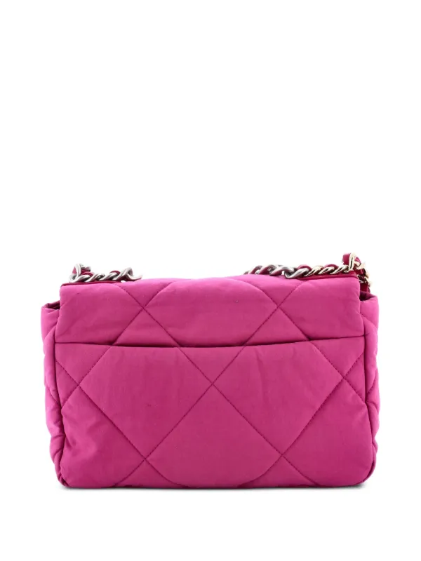 CHANEL Pre-Owned 19 フラップ バッグ マトラッセ キャンバス