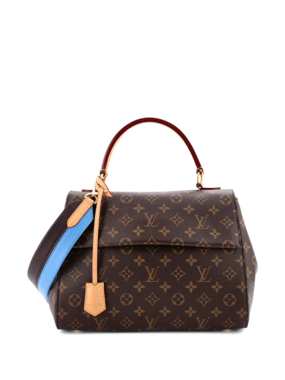 Louis Vuitton Pre-Owned Cluny Top Handle Bag Monogram Canvas MM shoulder bag - Braun