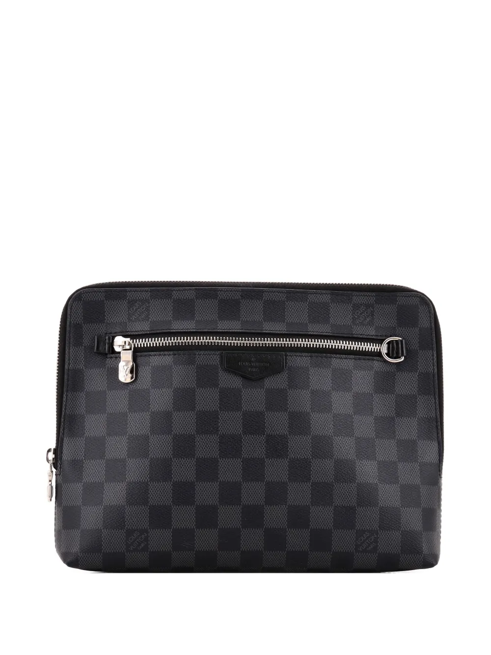 Louis Vuitton Pre-Owned New Pouch Damier Graphite clutch bag - Nero