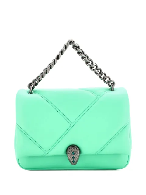 Bvlgari Pre-Owned Serpenti Cabochon Messenger Bag Diagonal Quilted Leather Mini shoulder bag